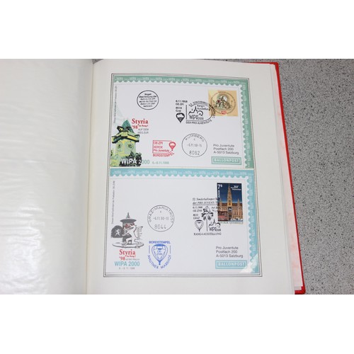 579 - Qty of European, mainly Austrian FDC stamps in Stanley Gibbons album