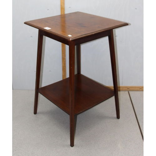 103 - An early 20th century mahogany side table, approx 46cm square