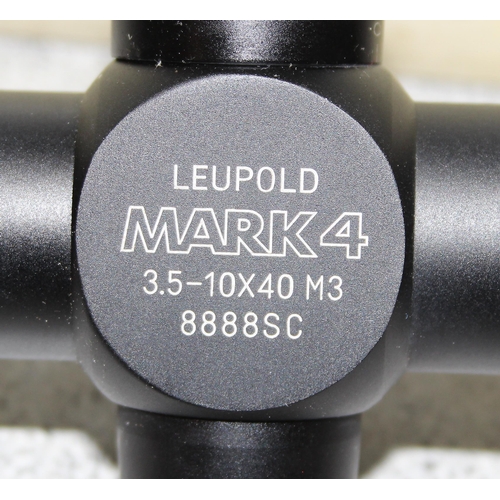 1424 - Leupold live rifle scope 10x40 illuminated red / green