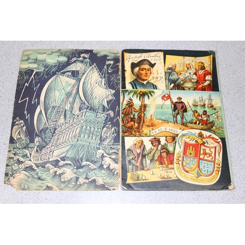 576 - Christopher Columbus Genuensis Santa Maria pop up folio, circa 1960's