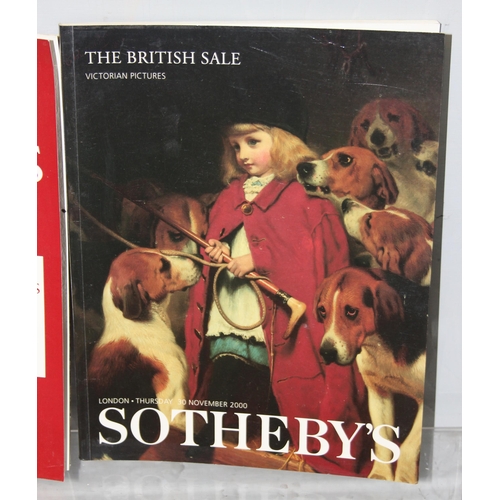 581 - Qty of auction catalogues, mainly Christies & Sotheby's art sales, mostly 1990's with many colour pl... 