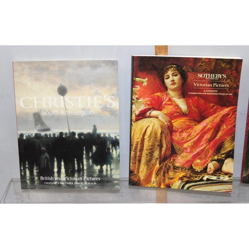 581 - Qty of auction catalogues, mainly Christies & Sotheby's art sales, mostly 1990's with many colour pl... 