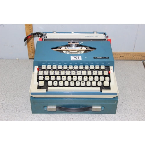 708 - Imperial 220 vintage typewriter