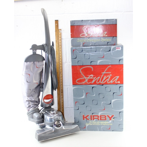 874 - Kirby Sentria vacuum cleaner with 10 piece tool kit etc