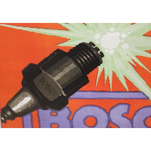 398 - Reproduction Bosch spark plugs advertising poster