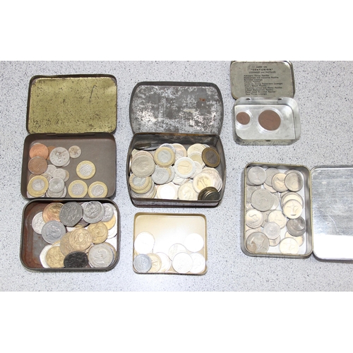 1272 - A huge qty of assorted world coins to inc many silver examples, purely sorted into countries by the ... 