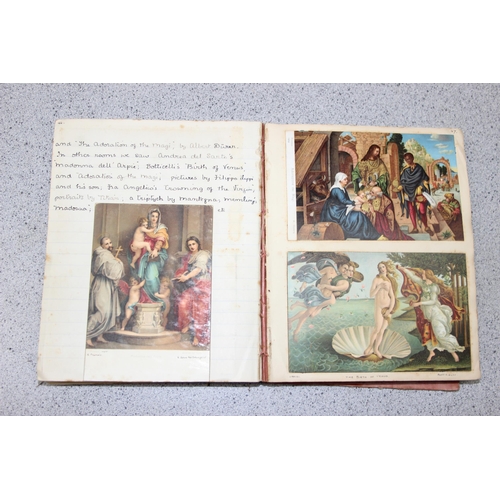 551 - An early 20th century travel diary of a trip to Europe to inc Italy and Switzerland, dated 1910