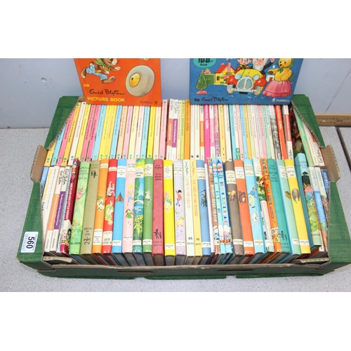 560 - Collection of Enid Blyton books to include hardback and paperback, approx 60 in total