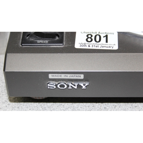 801 - Sony PS-22 direct drive turn table