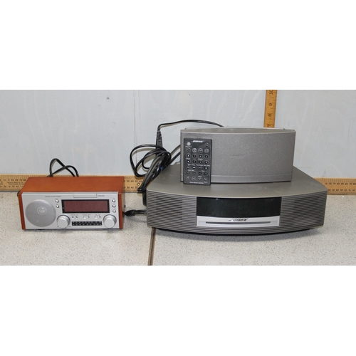 808 - Bose Wave Music System with DAB Module and a clock radio