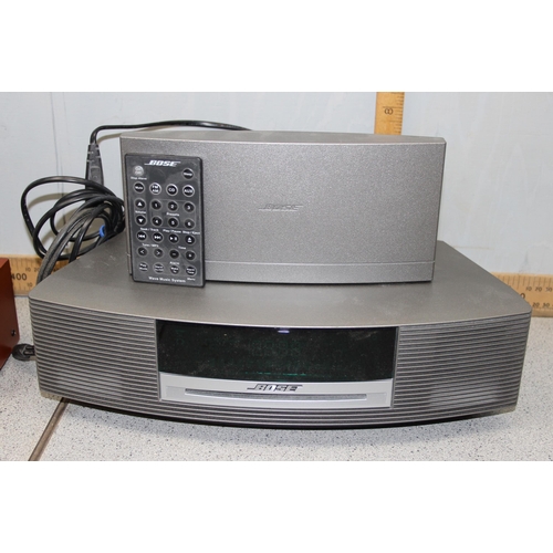 808 - Bose Wave Music System with DAB Module and a clock radio