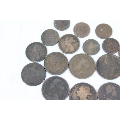 1285 - Qty of assorted interesting copper coins, mainly 19th century and earlier to inc a John Wilkinson Ir... 