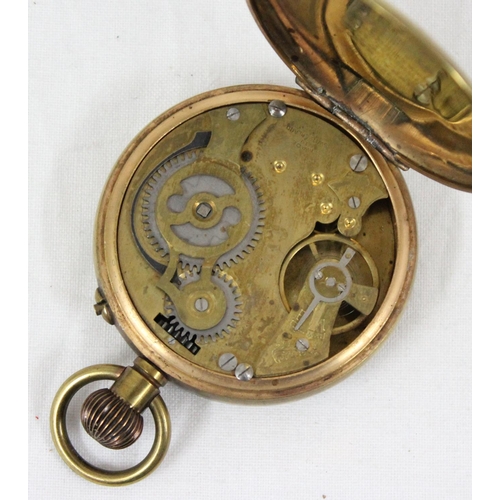 1343 - 3 vintage pocket watches, one with silver case marked for Birmingham 1886