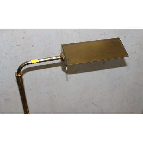 243 - 2 brass floor lamps