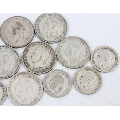 1184 - Qty of assorted silver and half silver British coins, approx 71.92g gross (63.61g half silver)