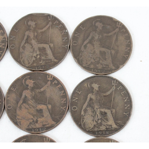 1185 - 22 assorted Kings Norton & Heaton mint penny coins to inc 1918KN, 1912H, 1918H, 1919H, variety of co... 