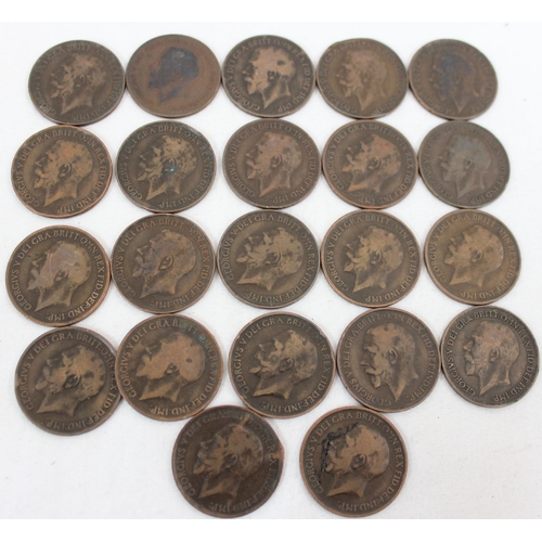 1185 - 22 assorted Kings Norton & Heaton mint penny coins to inc 1918KN, 1912H, 1918H, 1919H, variety of co... 