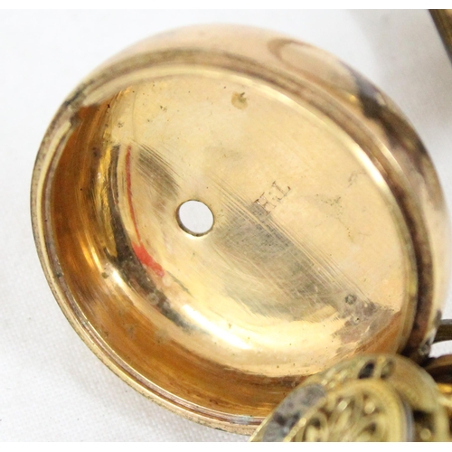 1361 - Richard Alexander of London, a late 18th or early 19th century pair cased verge fusee pocket watch i... 