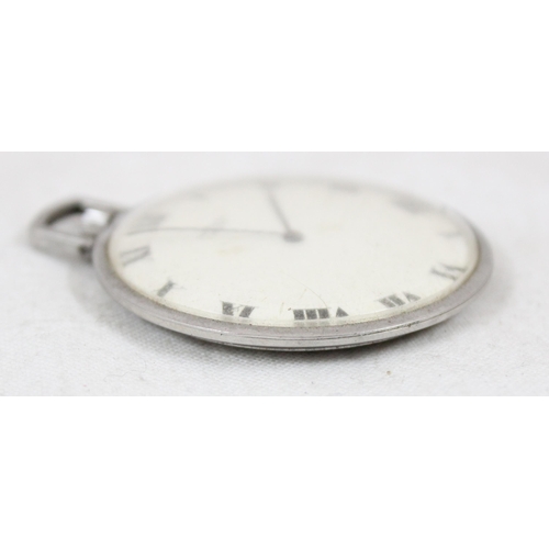 1364 - An unusual Universal Genève mechanical pocket watch in ultra slim steel case