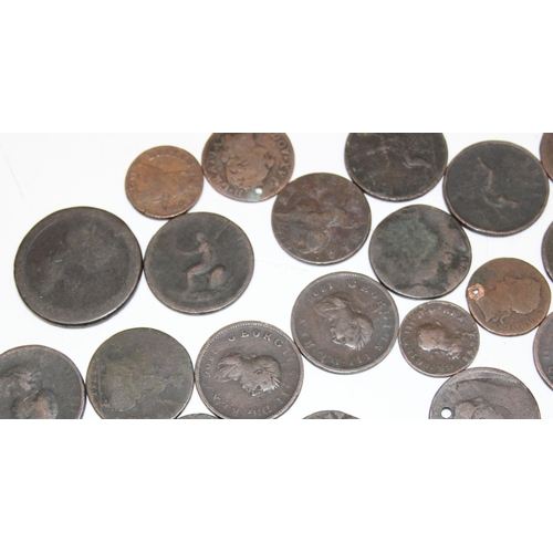 1171 - A large qty of assorted copper coins, mainly British 19th century and earlier