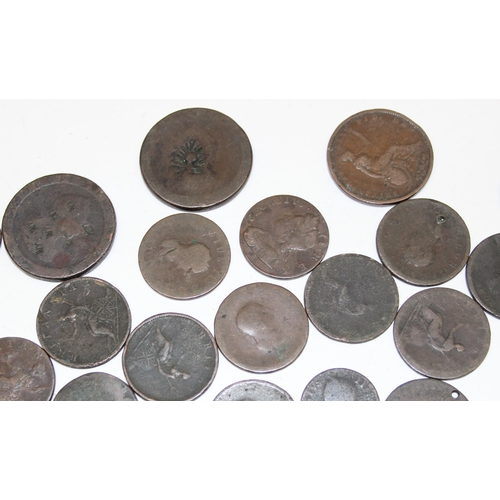 1171 - A large qty of assorted copper coins, mainly British 19th century and earlier