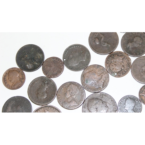 1171 - A large qty of assorted copper coins, mainly British 19th century and earlier