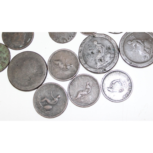 1171 - A large qty of assorted copper coins, mainly British 19th century and earlier