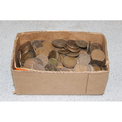 1179 - A large qty of mixed British copper coins, Queen Victoria and later, approx 5.4kg gross