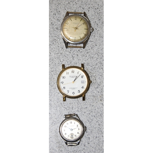 1366 - Qty of assorted vintage and later watches to inc Poljot 17 Jewels, Cyrano etc