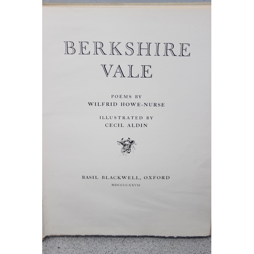 605 - Berkshire Vale by Wilfred Howe Nurse, Illustrated by Cecil Aldin, published by Basil Blackwell of Ox... 