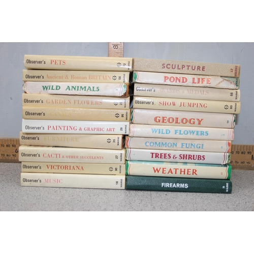 608 - 20 vintage Observer books