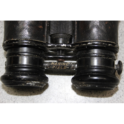 717 - 2 pairs of vintage binoculars, one by Voightlander