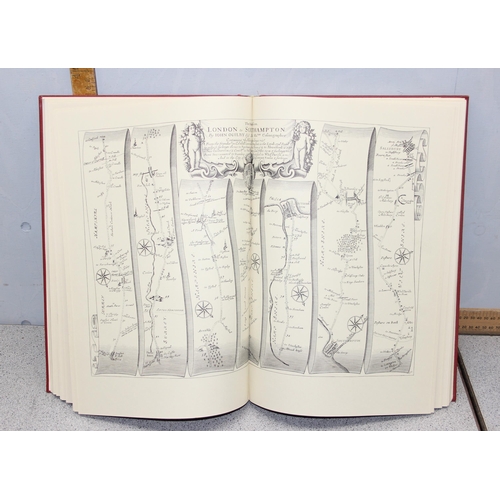 613 - Ogilby's Road Maps of England & Wales 1675, 1971 reprint by Osprey