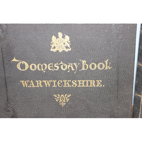 615 - 3 Doomsday books, Warwickshire 1892, Sussex 1886 (2 identical volumes)