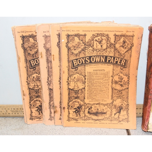 620 - Boys Own Magazine (7) and 2 annuals, late 19th century