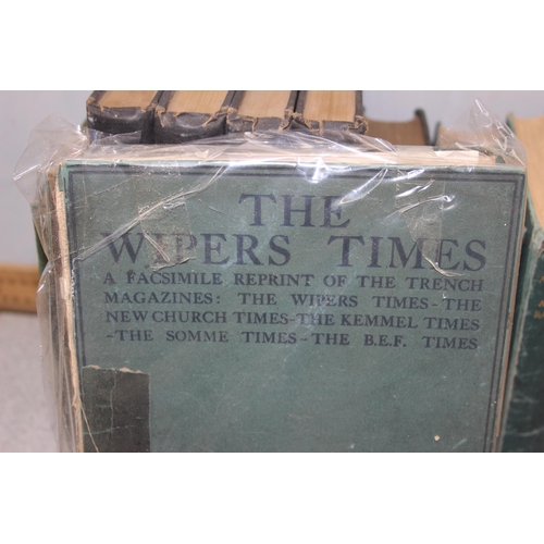 624 - Qty of assorted antique and later books to inc Paul Gallico, 4 impressive cloth bound volumes of Ara... 