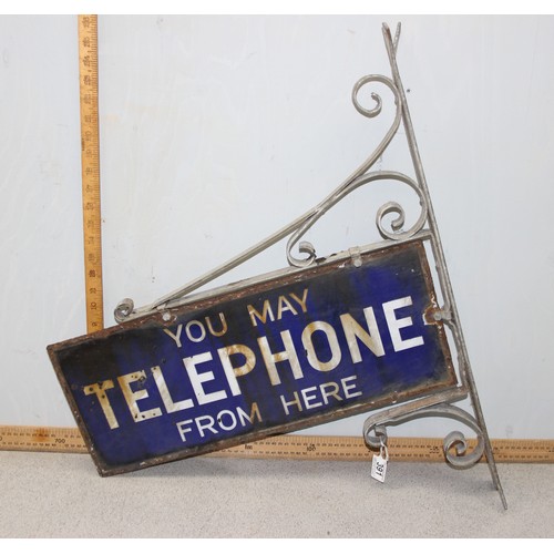 391 - A vintage enamel sign 