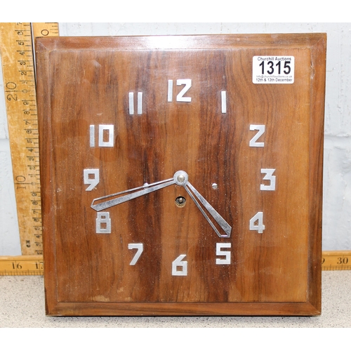 1370 - Vintage retro wall clock