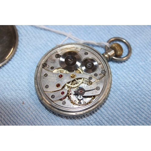 1441 - A C.WW2 period Rolex GS Mk II military pocket watch, case numbered A20624, with unusual non-black di... 