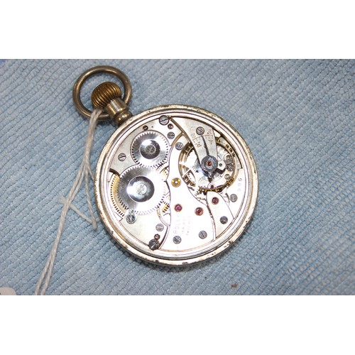 1441 - A C.WW2 period Rolex GS Mk II military pocket watch, case numbered A20624, with unusual non-black di... 