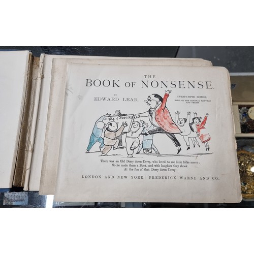 559 - 2 Edward Lear books, Book of Nonsense & Edwards Lear's Birds