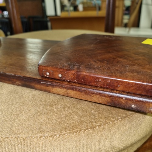 262 - 3 vintage wooden book troughs and some vintage books