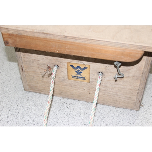 1500 - Wooden cased garden croquet set by Webex