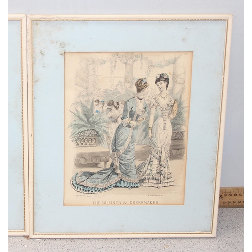 402 - Qty of smaller antique and later prints to inc fashion prints