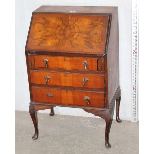 56 - An Art Deco period bureau, approx 60cm wide