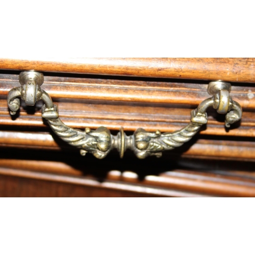 148 - A 19th Continental likely German hall cabinet of Danziger Schapp type, with profusely carved details... 