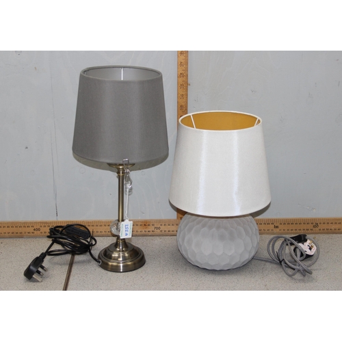 243 - Two modern table lamps