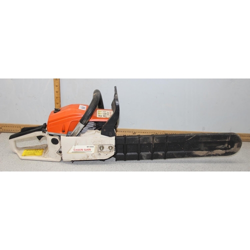 856 - MT 9999 petrol chainsaw with 20 inch blade