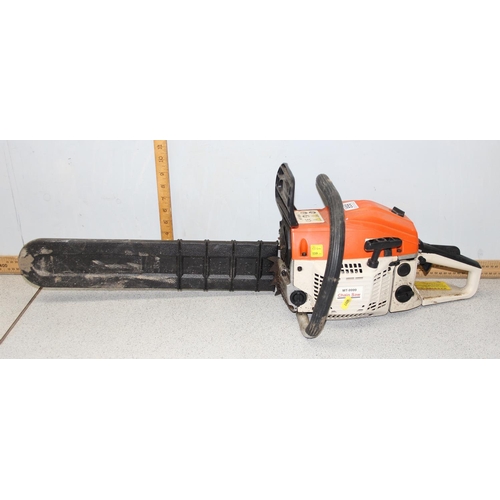 856 - MT 9999 petrol chainsaw with 20 inch blade