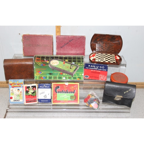 1509 - Qty of assorted vintage and later games, travel games etc